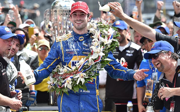 Rossi stuns with win in 100th Running of the Indianapolis 500