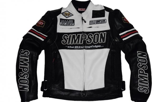 Simpson moto motocicleta jaqueta de corrida jaqueta com protetores