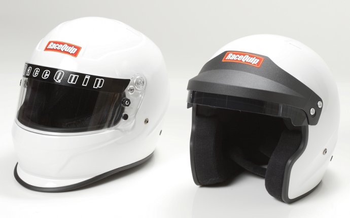 Track helmets