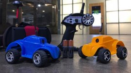 Gnarly Racers, in 3D-printed prototype form