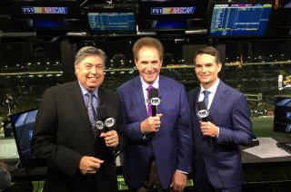 Mike Joy announces NASCAR races on Fox 04