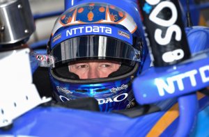Scott Dixon on pit lane prior to qualifying for the 101st Indianapolis 500. Photo Credit: Chris Owens, Courtesy of IndyCar
